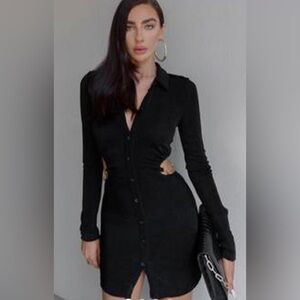 Runaway Alpha Shirt Dress